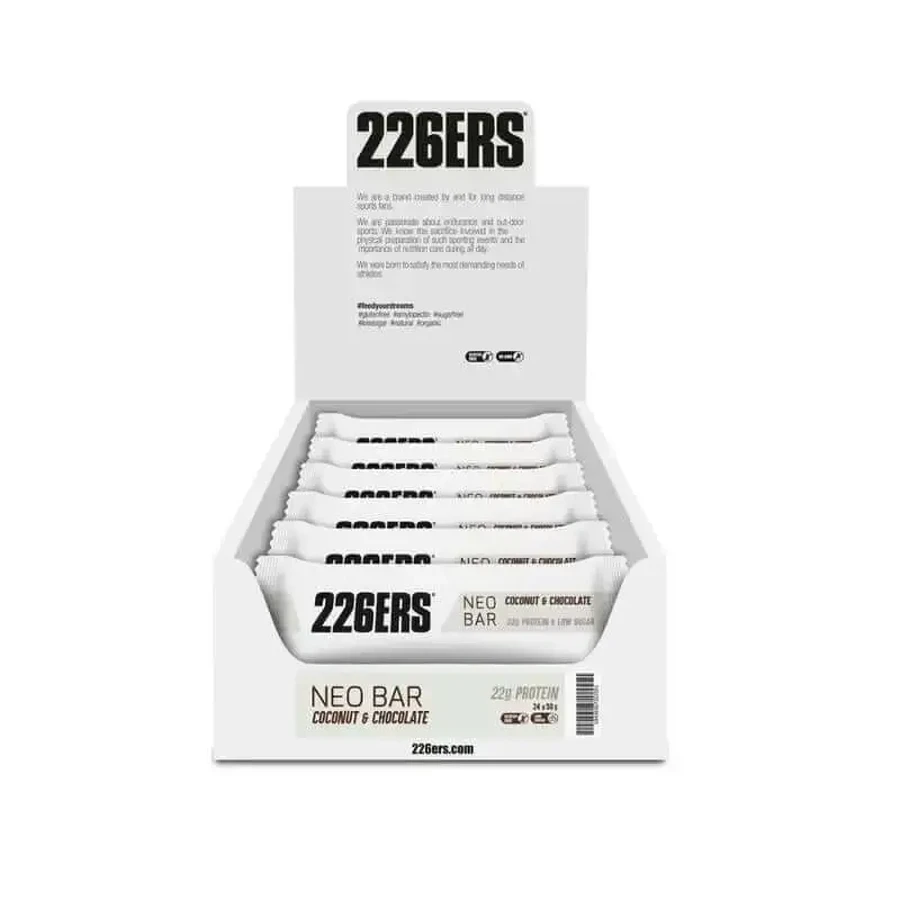 226Ers Neo Bar Protein - Протеїновий батончик Протеїновий батончик Neo Bar Protein - кокосово-шоколадний протеїновий батончик, 24x50 г: ціни та характеристики