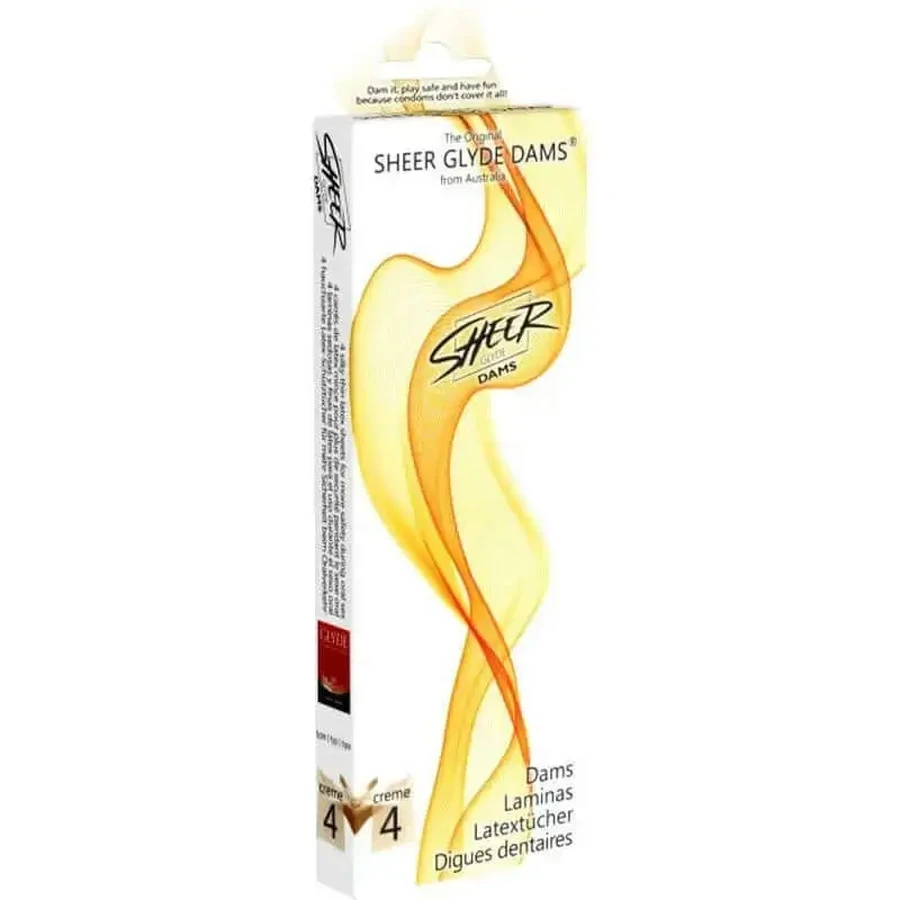 Латексные простыни Glyde Sheer Sheer Оральный секс Ваниль: цены и характеристики