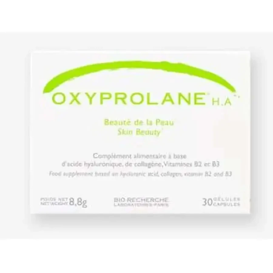 Гіалуронова кислота Bio-Recherche Oxyprolane H.A Гіалуронова кислота 30 капсул: ціни та характеристики