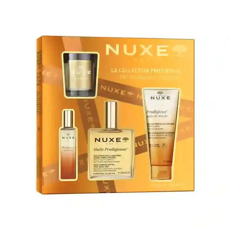 Подарункова коробка Nuxe Prodigieux Колекція Prodigieux Multi-Ranges Квіткова + свічка: ціни та характеристики