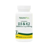 Natures Plus Вітамін D3 2500Ui + Vit K2 120Mcg, 90 таблеток