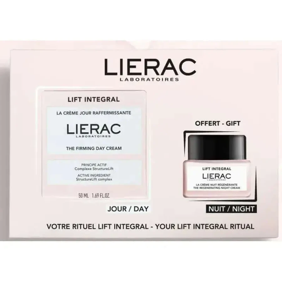 Lierac Набор Интегральный лифтинг Дневной крем + Ночной крем мини размера 20 мл: цены и характеристики