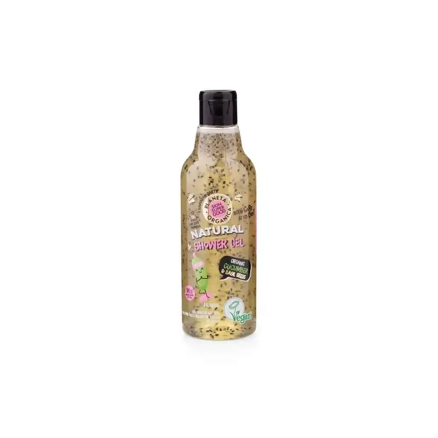 Гель для душа Skin Super Good Natural Organic Cucumber & Basil Seed, 250 мл: цены и характеристики
