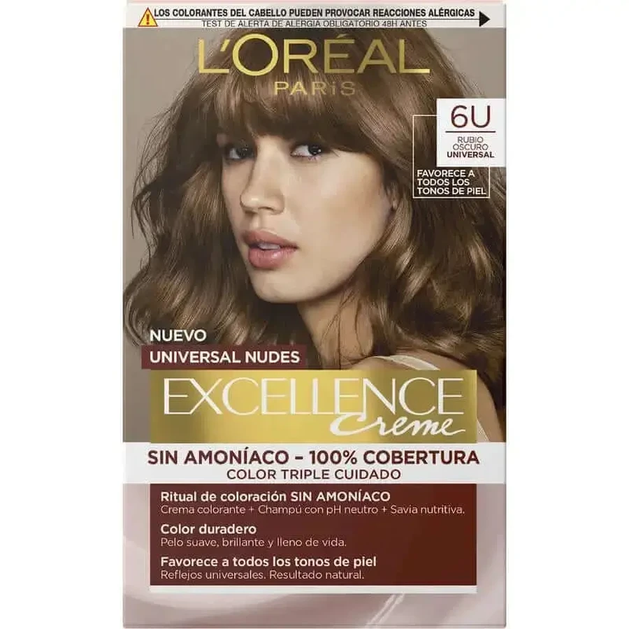 L'Oréal Paris Excell Univ Nudes Drk Blond 6U 550: цены и характеристики