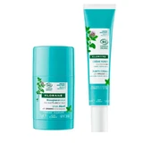 Klorane Pack Органічна м'ятна маска-стік, 25 г + Klorane Органічний м'ятний очищуючий крем, 40 мл