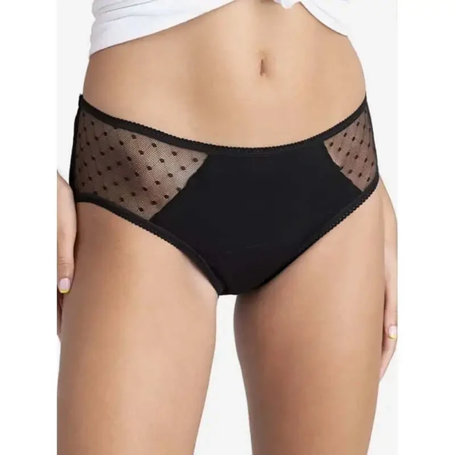 Platanomelon Kiwitas Classic Plumeti Менструальні трусики чорні / Xxl: ціни та характеристики