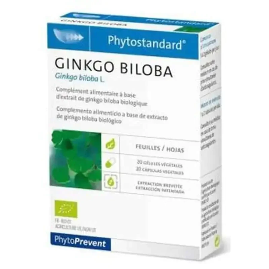 Pileje Phytostandard Ginkgo 20Cap: цены и характеристики