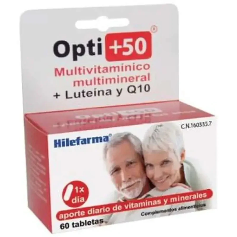 Hilefarma Opti+50 Multivitamin Mineral 60Comp: цены и характеристики