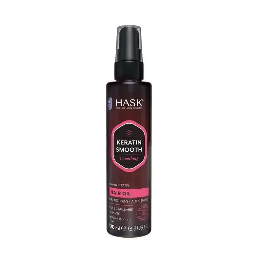 Олія Hask Keratin Protein Smooth & Sleek Oil, 100 мл: ціни та характеристики