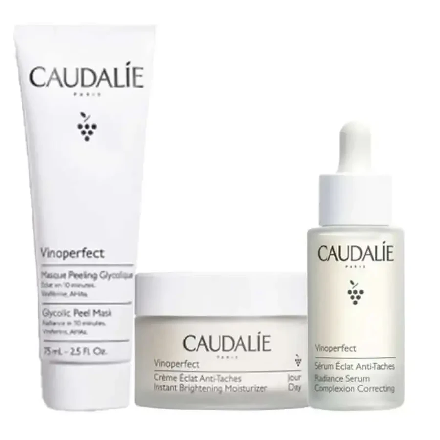 Caudalie Денний крем проти плям + подарункова гліколева маска: ціни та характеристики