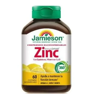 Jamieson Цинк с витаминами C и D, 60 таблеток