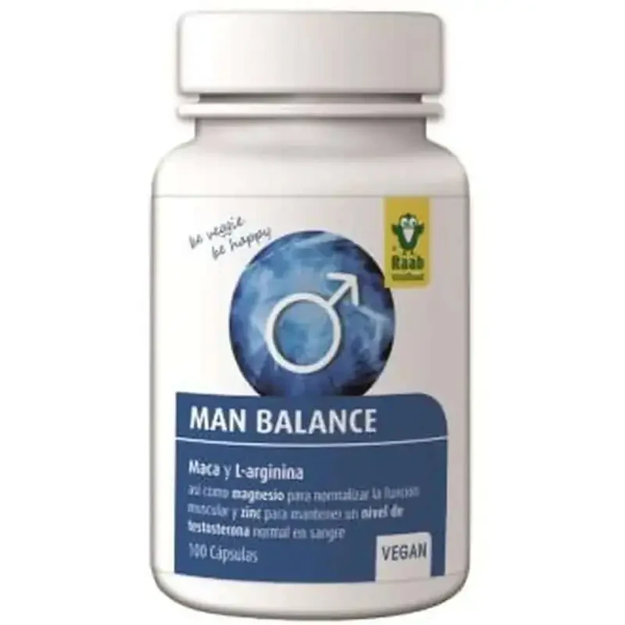 Raab Vitalfood Man Balance Tribulus Plus 100Caps Sg Vegan: цены и характеристики