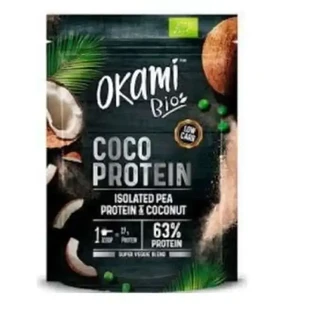 Okami Bio Гороховий та кокосовий протеїн 500 гр біо веганський