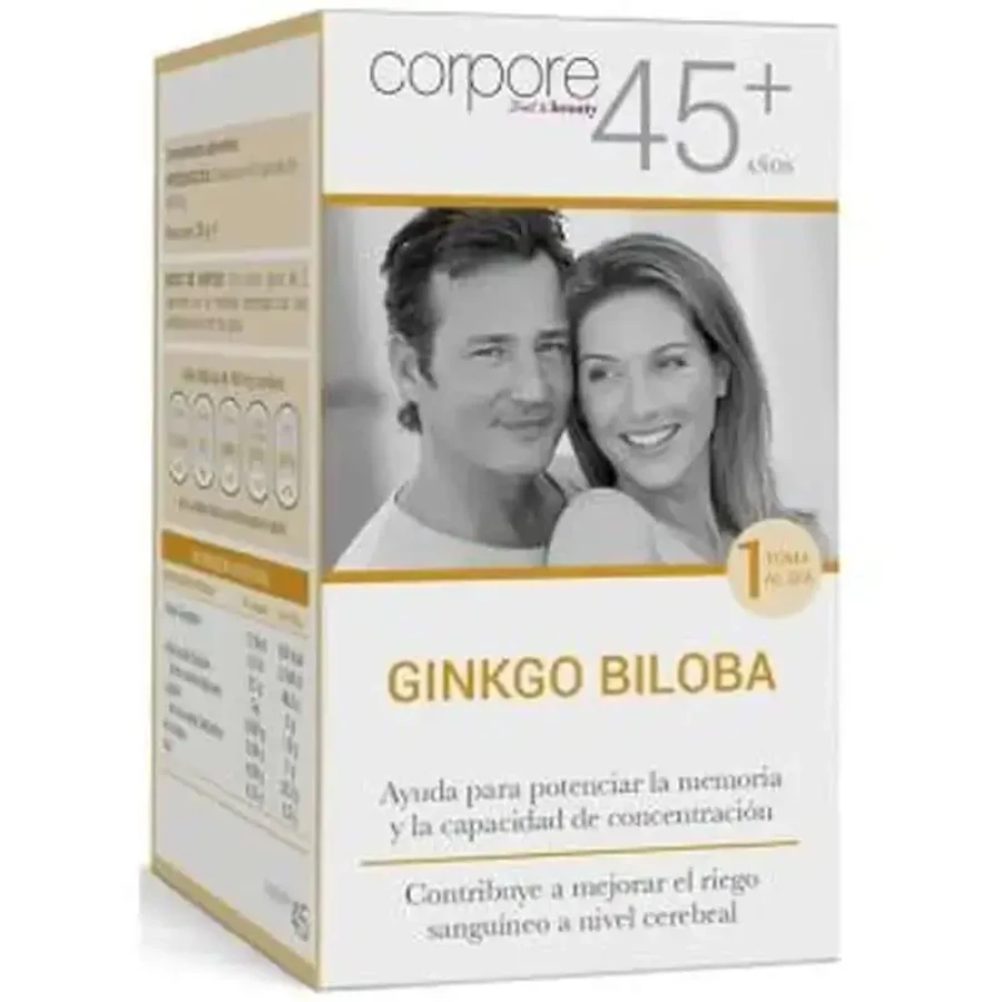 Corpore Diet Corpore Diet 45+ Memory Ginkgo Biloba 60 капсул: ціни та характеристики