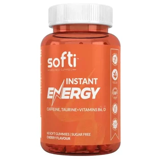 Енергетичні жуйки Softi Instant Energy Gummies, 60 жуйок