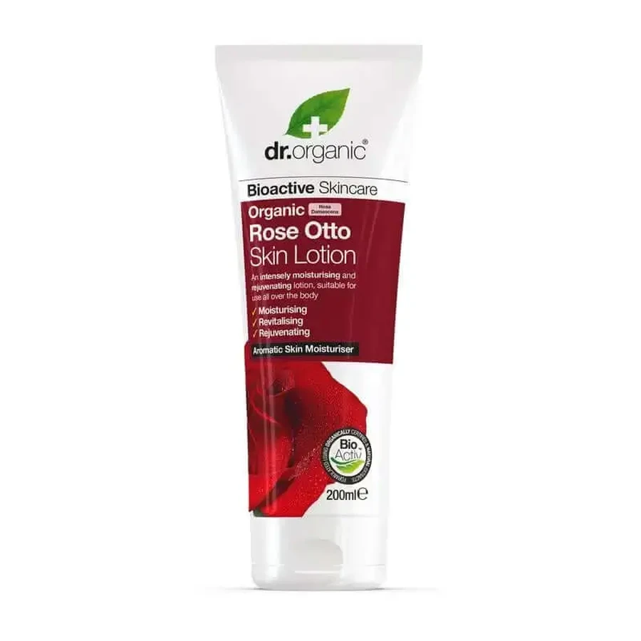 Лосьйон для тіла Dr. Organic Дамаська троянда 200 мл: ціни та характеристики