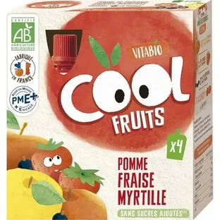 Vitabio Cool Fruits Apple, Strawberry & Blueberry 90 Gr, 4 шт.