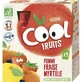 Vitabio Cool Fruits Яблуко, полуниця та чорниця 90 г, 4 упаковки