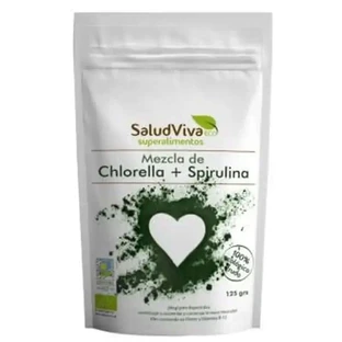 Salud Viva Chlorella & Spirulina Powder Blend 125Gr. Bio