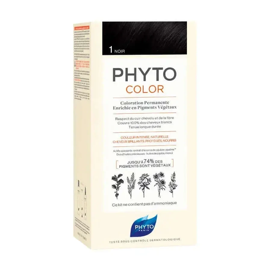 Перманентна фарба Phyto Phytocolor 1 Чорний відтінок: ціни та характеристики
