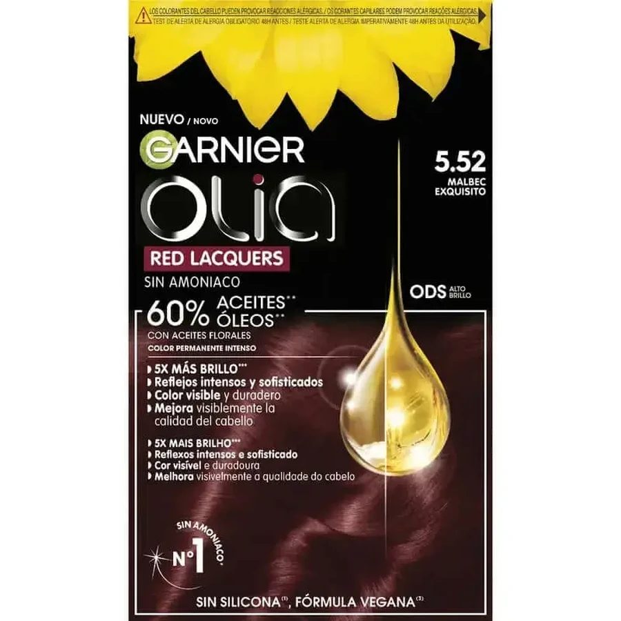 Garnier Olia 5.52 Merlot Exquis Cobrizo: цены и характеристики