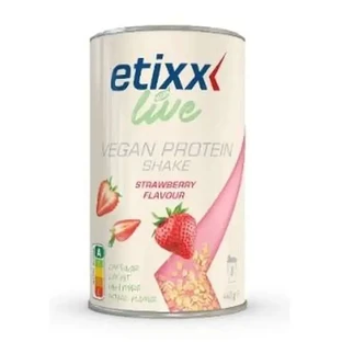 Живий веганський протеїновий коктейль Etixx Полуниця 548 гр