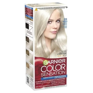 Крем-фарба для перманентної фарби для волосся Garnier Color Sensation 9.0 Платиновий попелястий блонд