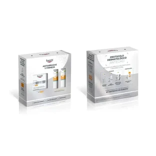 Антивіковий денний крем з гіалуроновим наповнювачем Eucerin Pack Fps 30 50 мл + 2 Minis Sun Hydro Protect Fps 50+ 2X5 мл