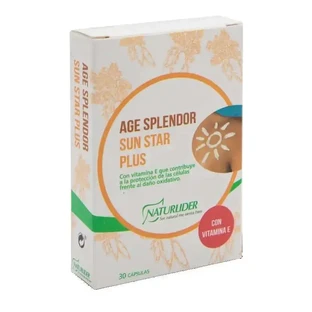 Naturlider Age Splendor Sun Star Бета-каротин, 30 капсул