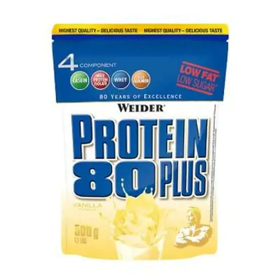 Weider Weider Protein 80 Plus Vanilla 500Gr: ціни та характеристики