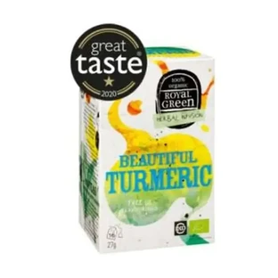 Куркума Royal Green Beautiful Turmeric Curcuma 16Infusions. Bio