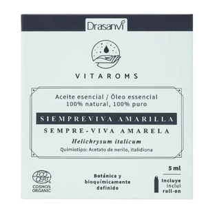 Drasanvi Vitaroms Yellow Immortelle Essential Oil Ecocert Bio , 5 мл