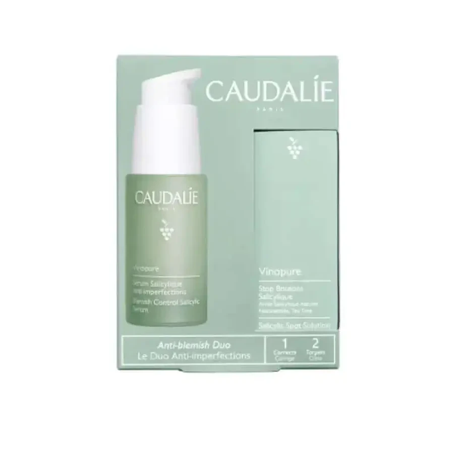 Сироватка Caudalie Vinopure проти недосконалостей 30 мл + Vinopure Stop Pimples 15 мл: ціни та характеристики