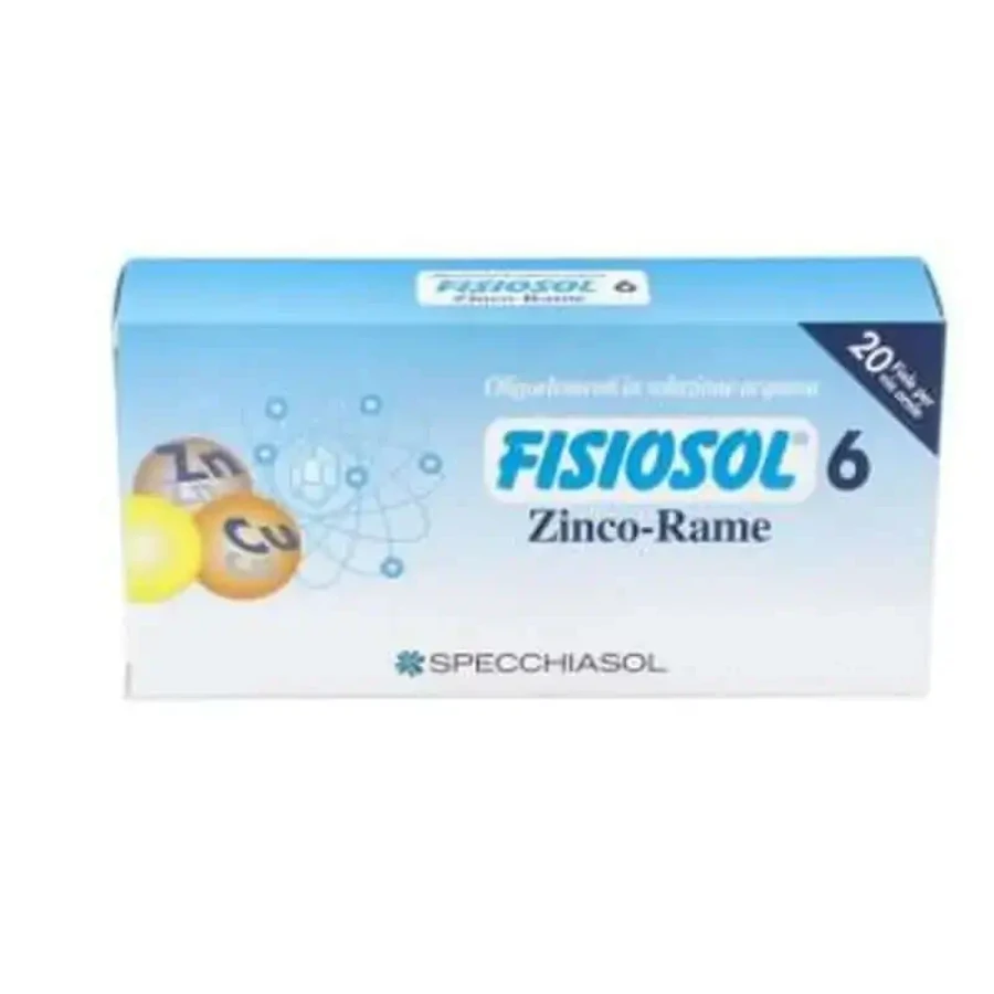 Specchiasol Fisiosol 06 Zinc-Copper 20Amp: ціни та характеристики