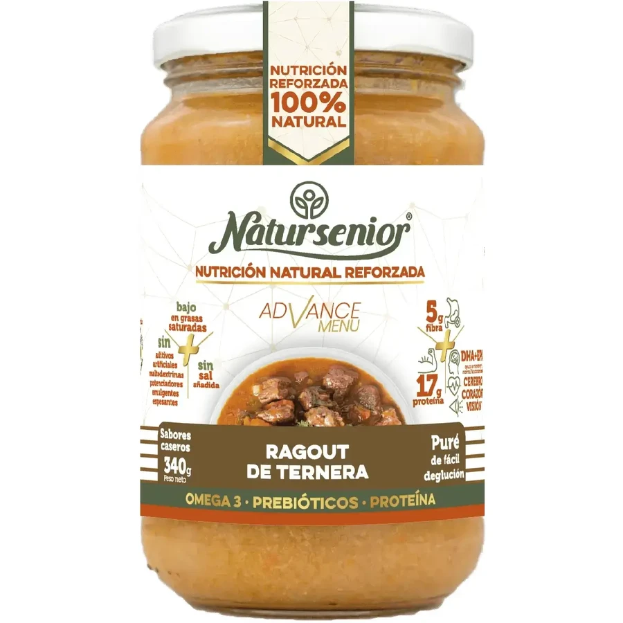 Natursenior Adult Пюре Рагу из говядины с Омега 3 Dha+Epa, пребиотиками и протеином. , 340 гр: цены и характеристики