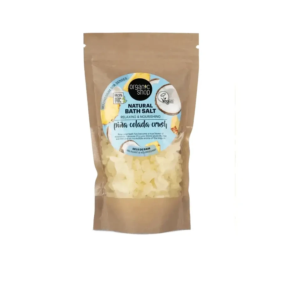 Organic Shop Натуральна сіль для ванн Ананасова крихта, 500 Г: ціни та характеристики