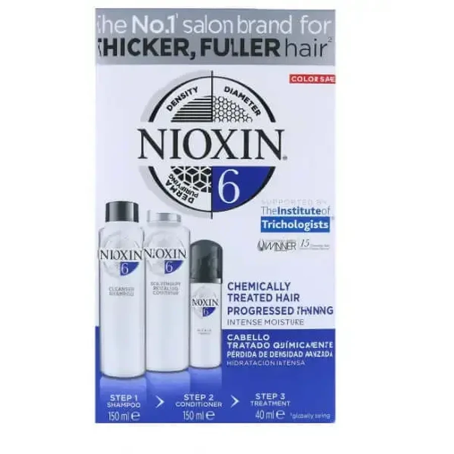 Пробний набір Wella Nioxin Advanced Treated Hair System 6: ціни та характеристики