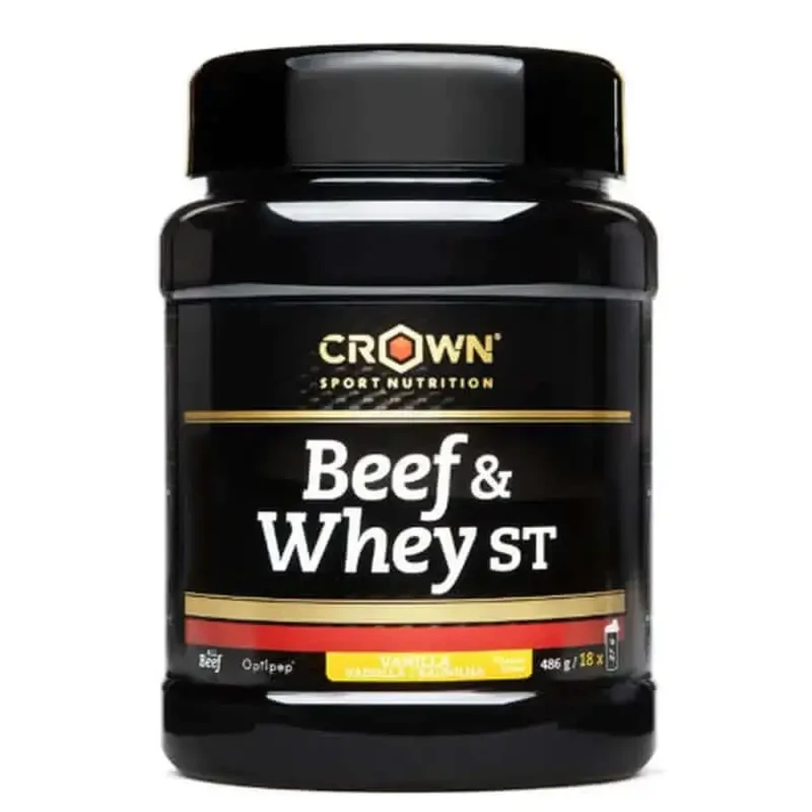 Crown Sport Nutrition Beef & Whey Vanilla , 486 г (18 порций): цены и характеристики