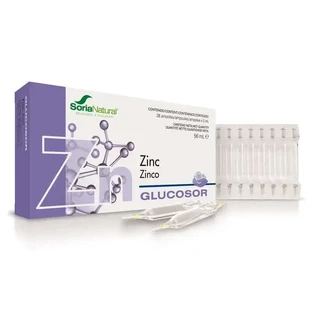Soria Natural Glucosor Zinc , 28 ампул по 2 мл