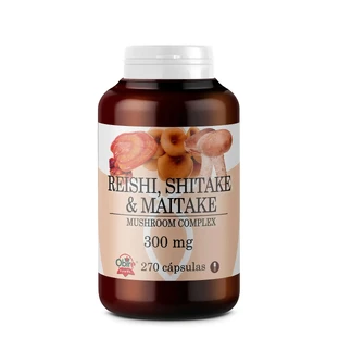 Obire Large Format Reishi + Shitake + Maitake 300 Mg, 270 капсул