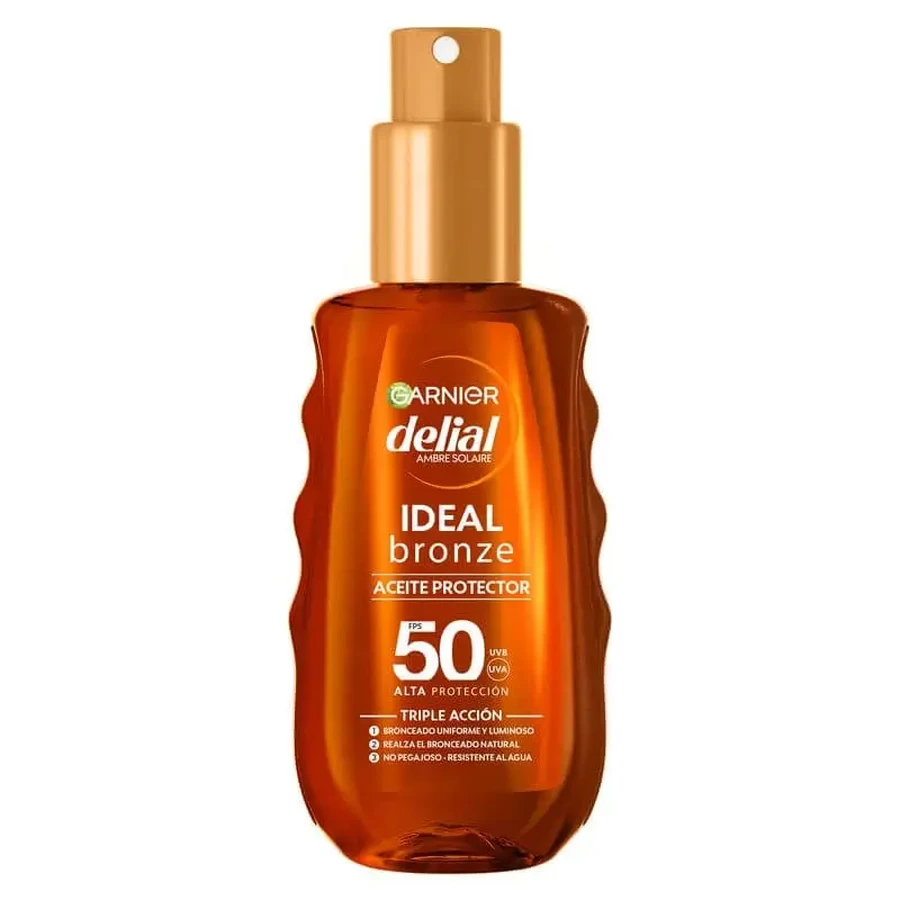 Garnier Delial Ideal Bronze Protective Oil Fps 50 Для ровного и сияющего загара - 150 мл: цены и характеристики