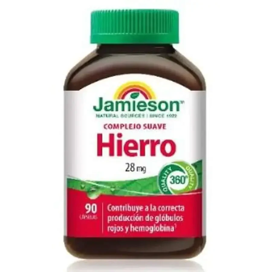 Jamieson Iron Gentle Complex 28Mg, 90 капсул: ціни та характеристики