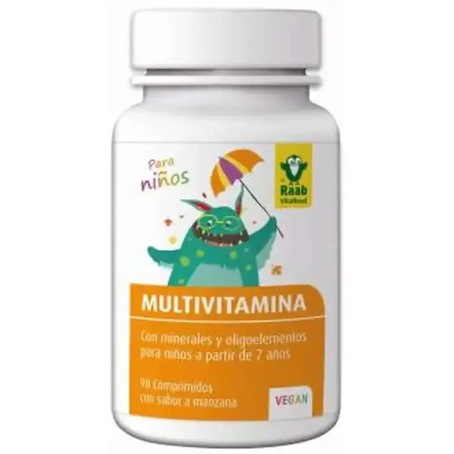 Raab Vitalfood Мультивітаміни для дітей зі смаком яблука 90 Ком Веган**: ціни та характеристики