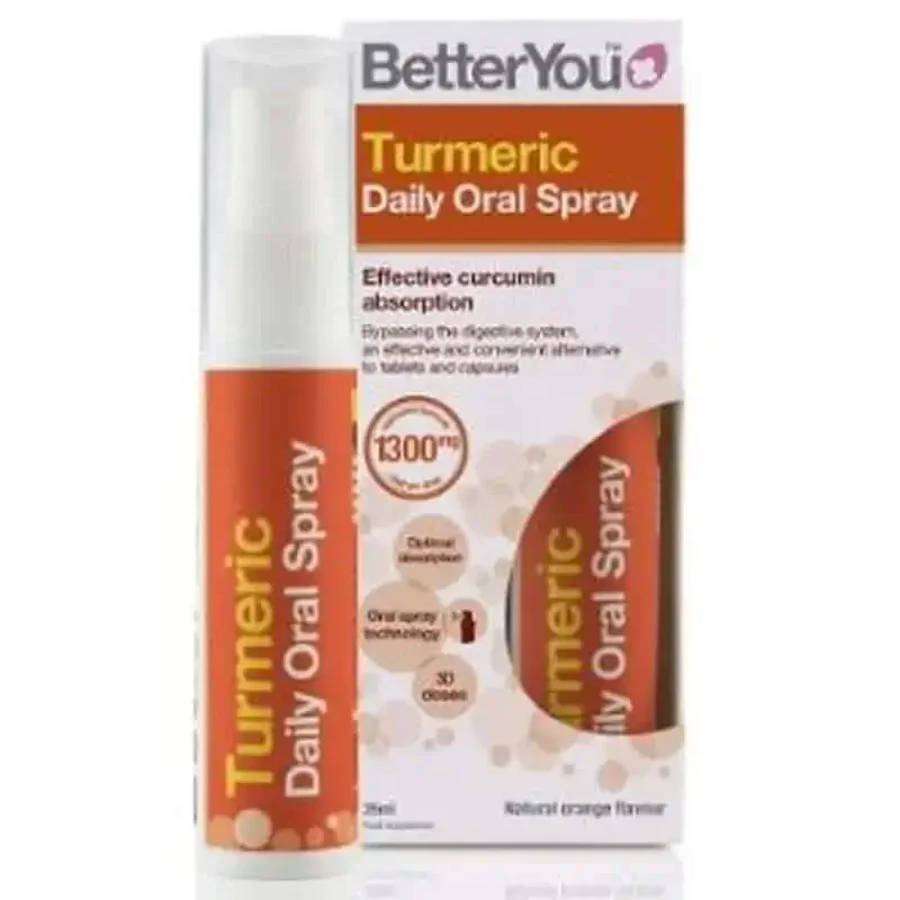 Спрей для порожнини рота з куркумою Better You Turmeric Curcuma 25 мл: ціни та характеристики