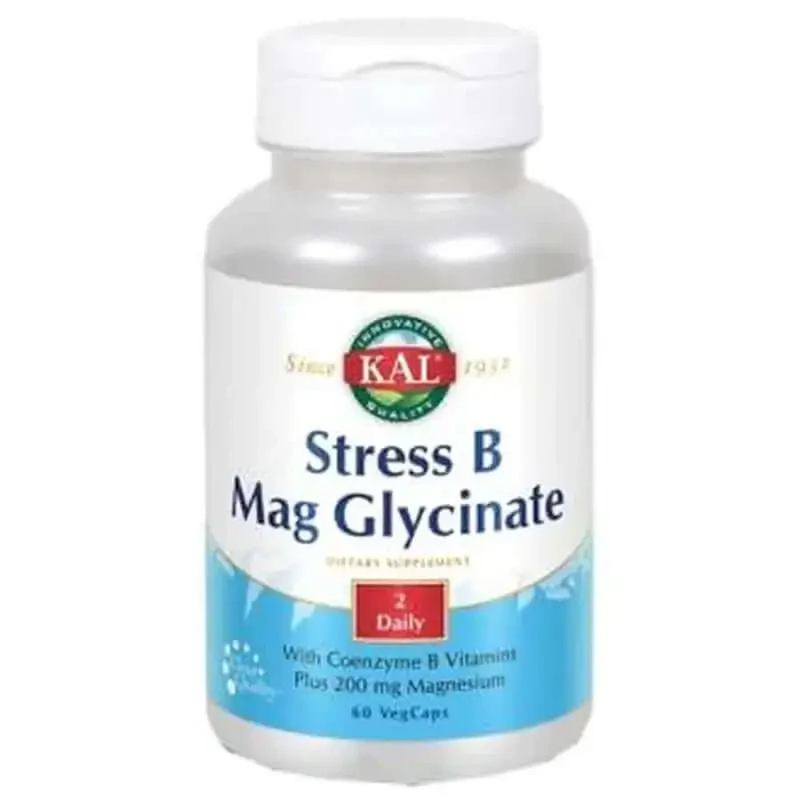 Solaray Stres B Mag Glycinate 60 капсулveg: ціни та характеристики
