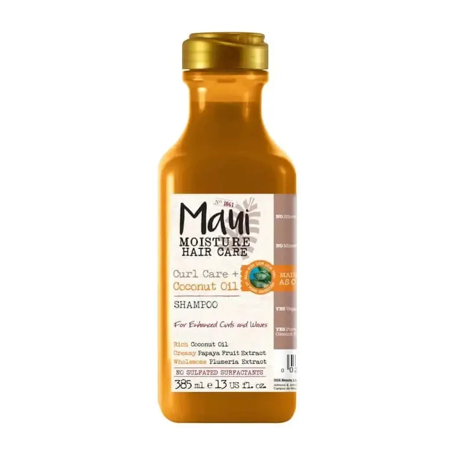 Maui Moisture, Шампунь с кокосовым маслом, придает форму и распутывает вьющиеся волосы, 385 мл: цены и характеристики
