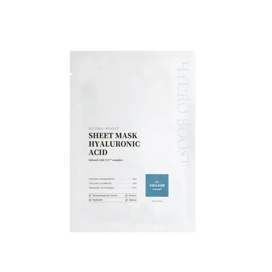 Village 11 Factory Hydro Boost Sheet Mask Гіалуронова кислота, 23 г: ціни та характеристики