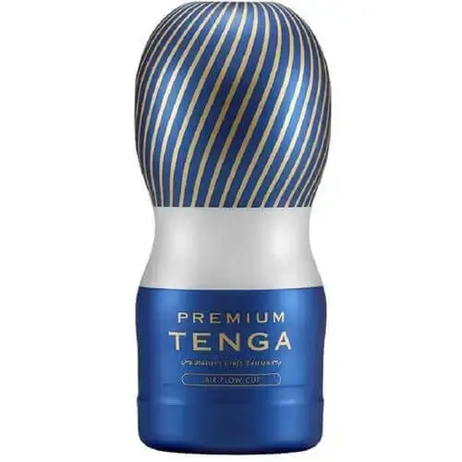 Чашка для мастурбатора Tenga Premium Air Flow Cup Blue Silver: ціни та характеристики