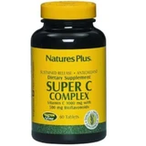 Natures Plus Super C Tabletslex+Біофлавоноїди (пролонгованої дії), 60 таблеток