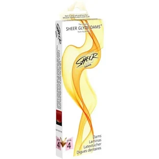 Латексные ламинаты Glyde Sheer Оральный секс Клубника